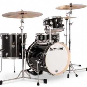 Batería Compacta Ludwig Breakbeats by Questlove Negro Sparkle