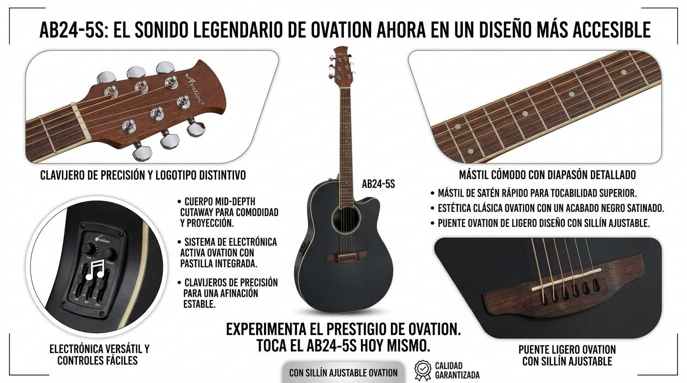 AB24-5S Negro satinado