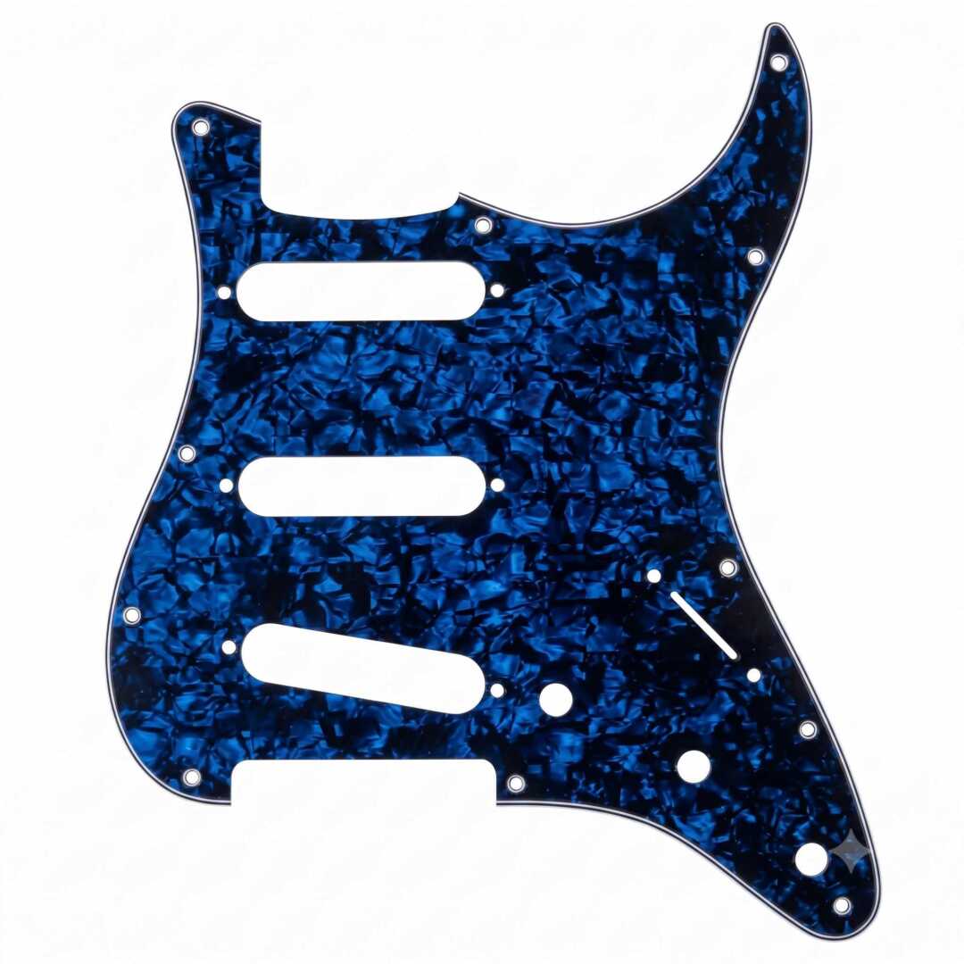 Mica para Guitarra Eléctrica estilo Stratocaster, terminado azul aperladoDPP ST BLP