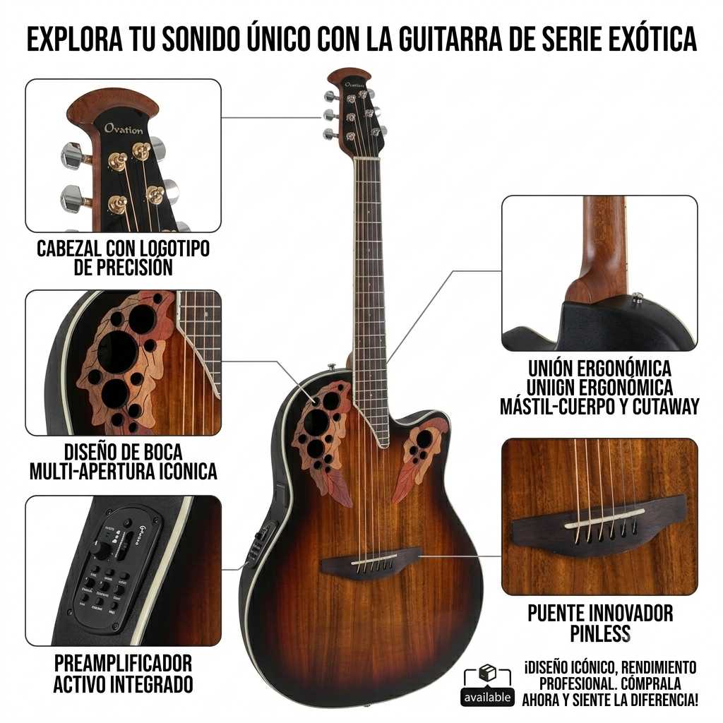 Celebrity Elite Plus Modelo CE48P-KOAB- G Color: Koa Burst