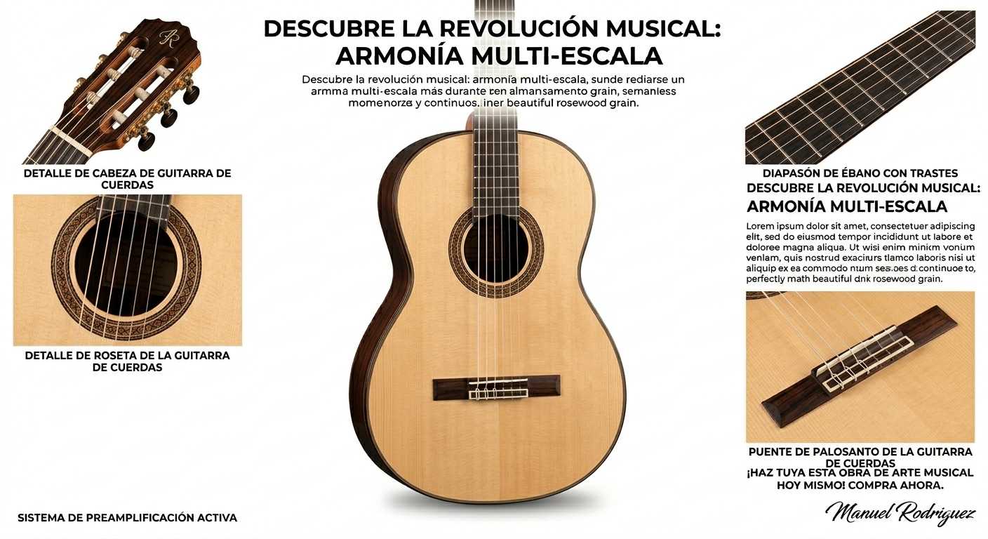 Guitarra Clásica Serie Magistral - Manuel Rodriguez 501.442 (F-S)