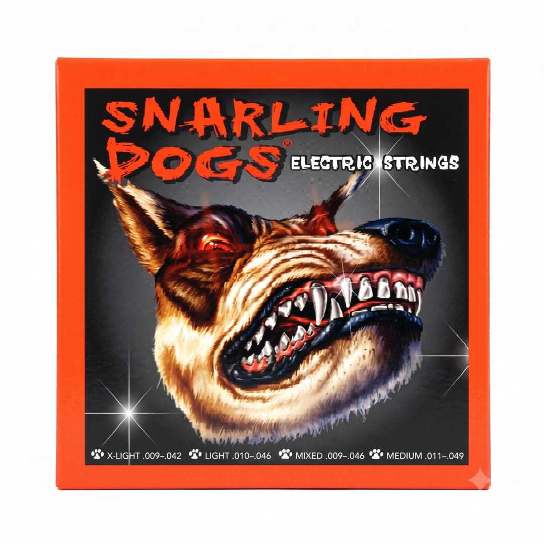 Juego de Cuerdas Súper Durables para Guitarra Eléctrica. Snarling Dogs