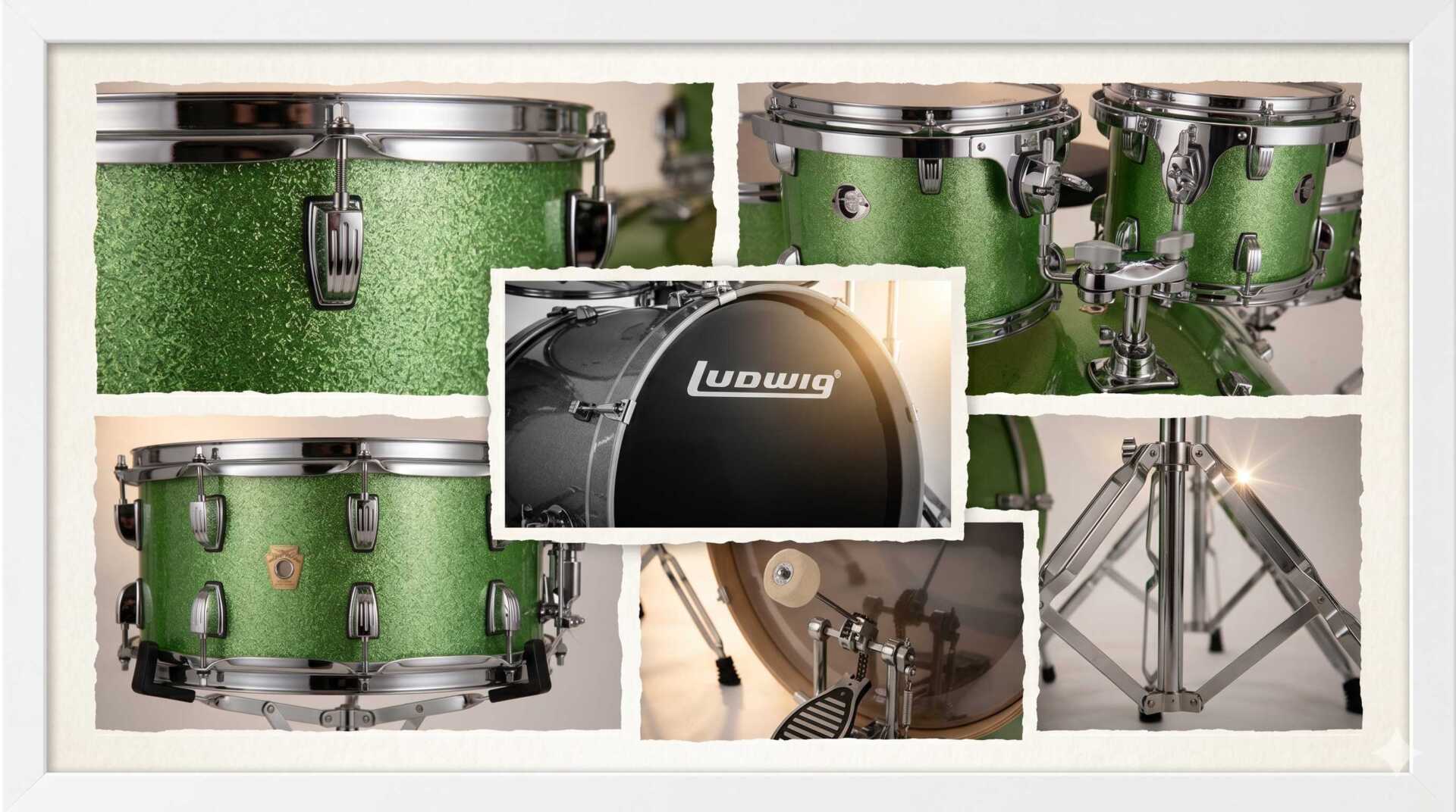 Batería Profesional Ludwig Evolution - Color Mini