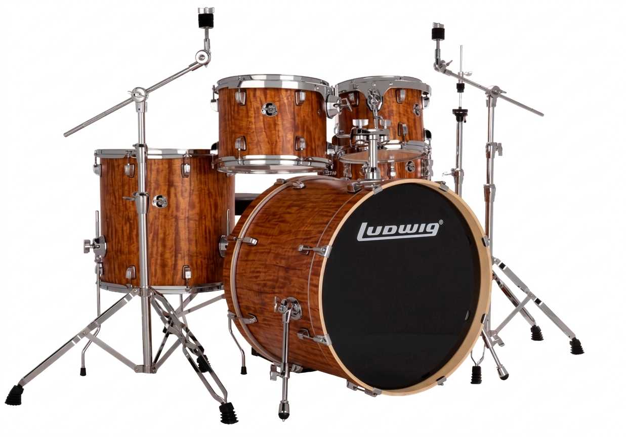 Batería Profesional Ludwig Evolution - Color Cherry