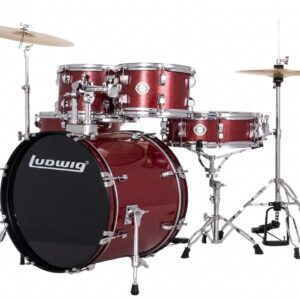 Batería Profesional Ludwig Accent - Rojo Sparkle