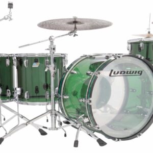 Batería Ludwig Vistalite Zep Set Color Verde