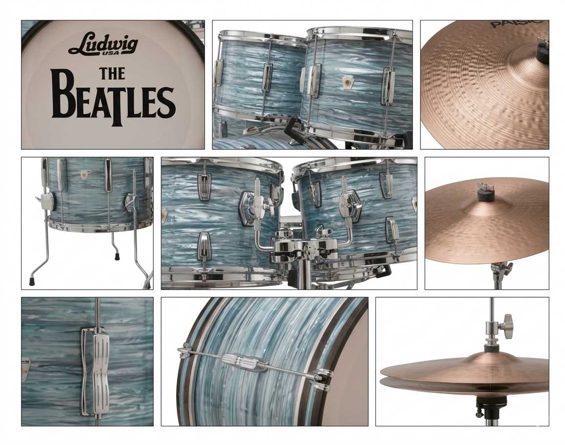 Classic Maple Downbeat-Vintage Blue Oyster