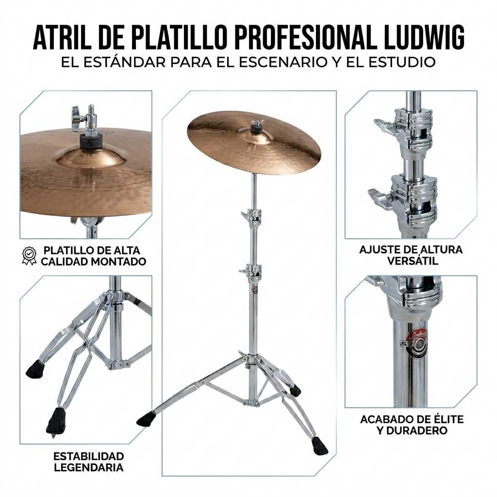 Atril Recto para Platillo serie Atlas Pro