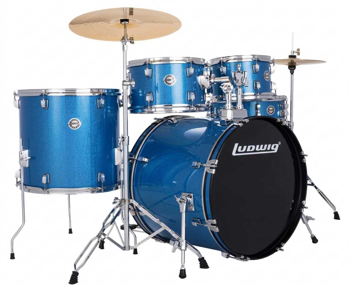 Batería Profesional Ludwig Accent - Plata Sparkle
